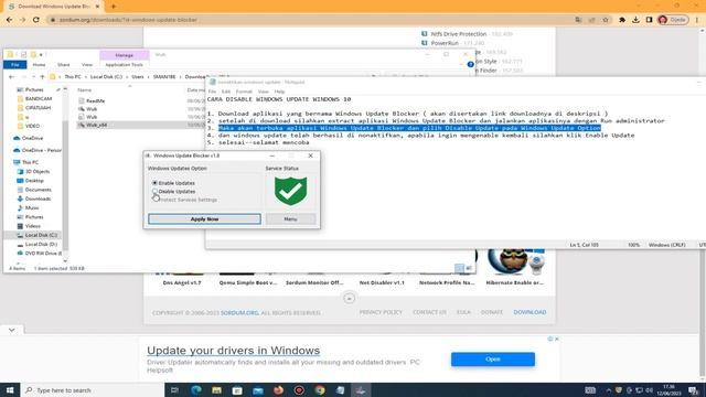Cara Menonaktifkan Windows Update Otomatis di Windows 10 смотреть онлайн
