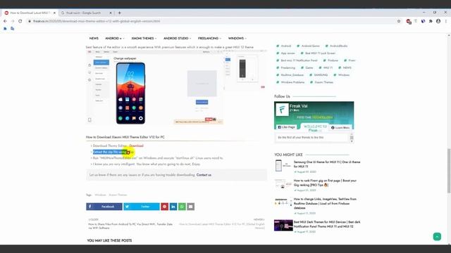 how to download MIUI Theme Editor V12 For windows and Linux смотреть онлайн