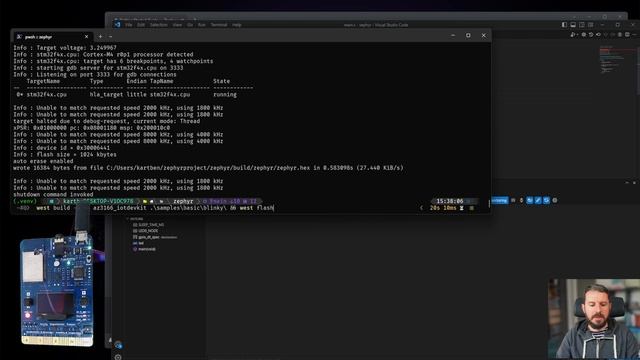 Getting started with Zephyr RTOS on the MXChip IoT DevKit смотреть онлайн