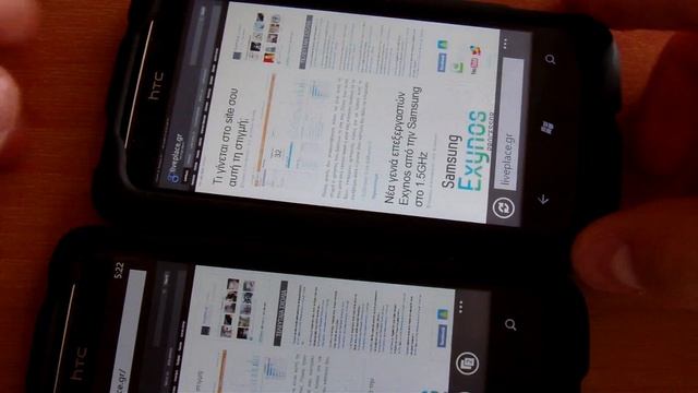 Windows Phone 7.0.7392.0 vs 7.10.7720.68 (Mango) Internet Explorer Comparison | liveplace.gr смотреть онлайн