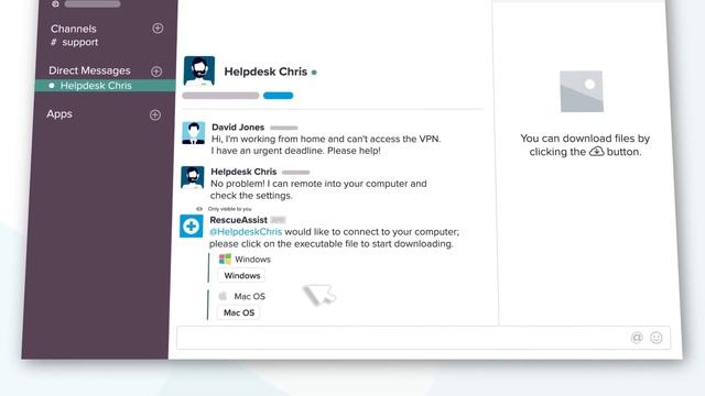 RescueAssist and Slack: Employee Demo смотреть онлайн