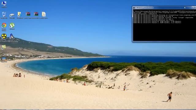 How to mine PesetaCoins with CPUMiner / Windows7-64Bits смотреть онлайн