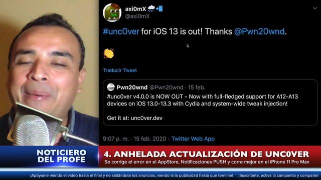 NOTICIAS 🔥 ¿DESINSTALAR AltStore? VOLVIÓ REPROVISION con el Jailbreak unc0ver смотреть онлайн