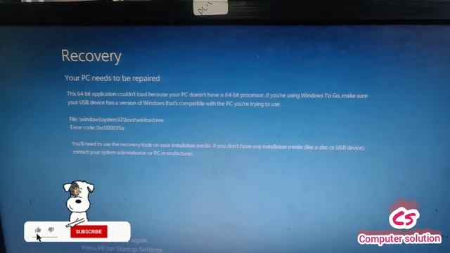 your pc need to be repaired, this 64 bit application couldn't load becouse... #yourpcneedtorepaired смотреть онлайн