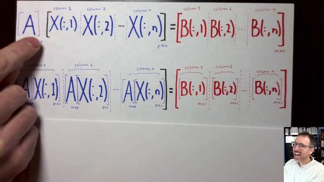 How to do matrix matrix multiplication via linear combinations of column vectors? смотреть онлайн