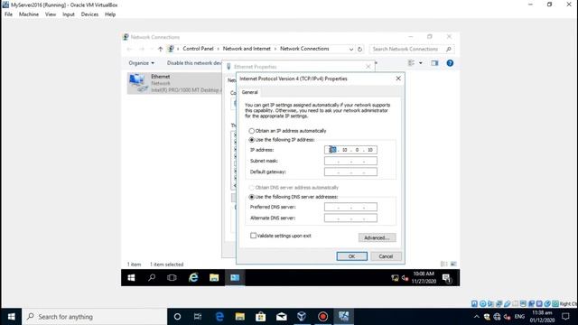 Windows Server IP configuration смотреть онлайн
