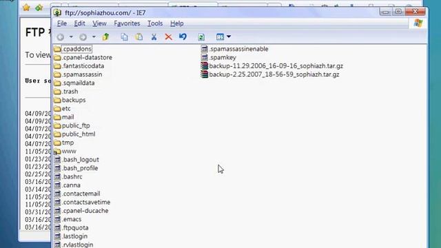 FTP using IE7 смотреть онлайн