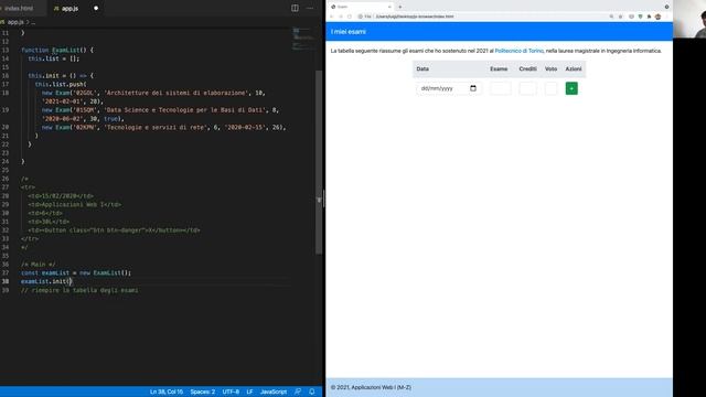 AW1-2021-L13: JS nel browser (parte II) смотреть онлайн