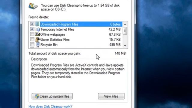 Quick Disk Cleanup Windows 7 смотреть онлайн