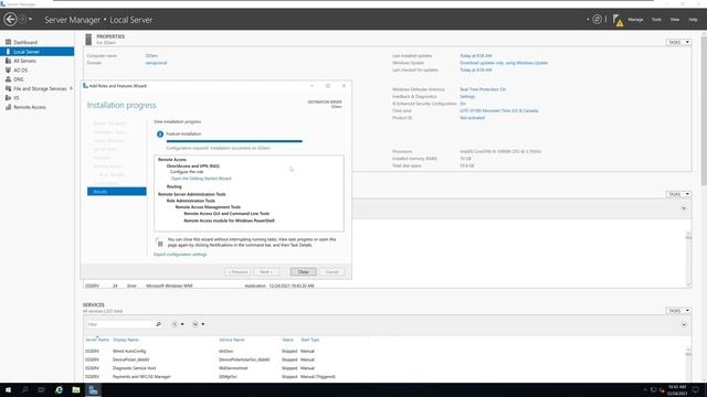 Install and Configure RRAS (Routing and Remote Access Service) | Windows Server 2019 - Brief Guid смотреть онлайн