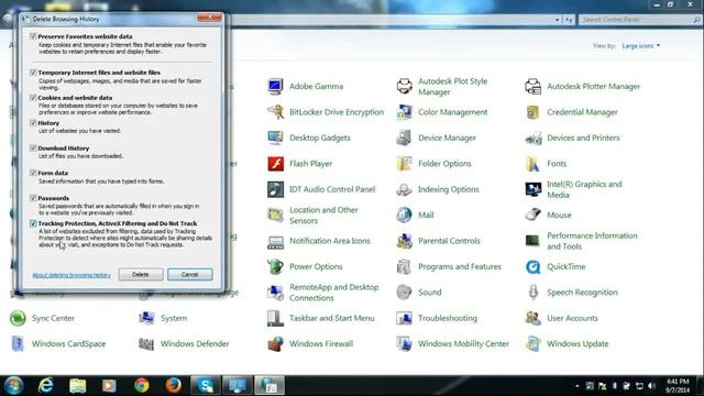 Delete browsing history of Internet Explorer смотреть онлайн
