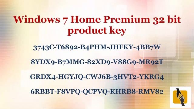 Windows 7 Product Key смотреть онлайн