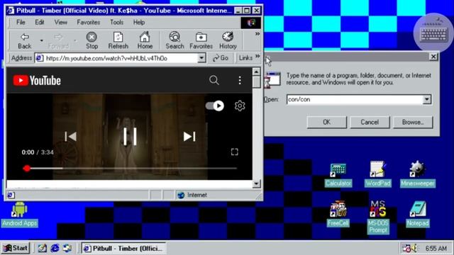 Screen recording Windows 98 Blue Screen of Death смотреть онлайн