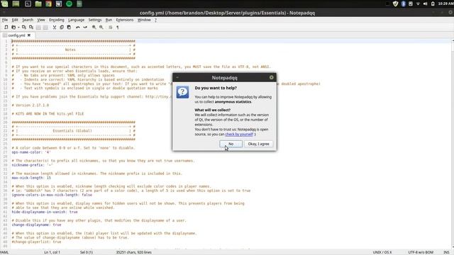 Notepadqq | Best Notepad++ Alternative For Linux - YML Editor