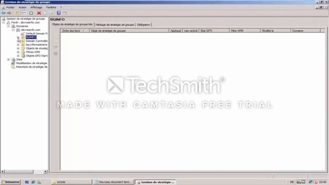 BGINFO - Windows Server 2008 - Group Policy GPO смотреть онлайн