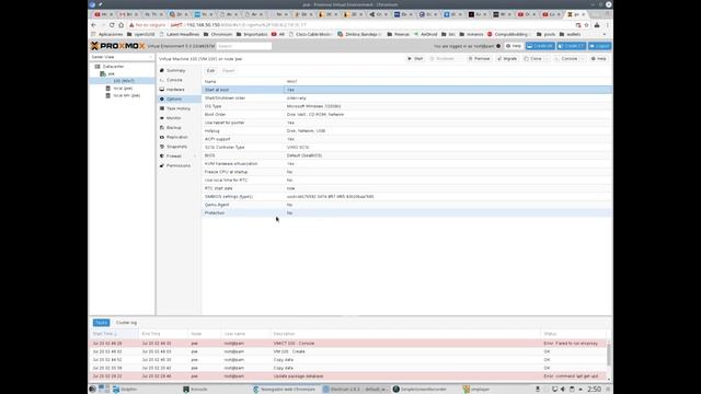 Proxmox Instalacion Win 7