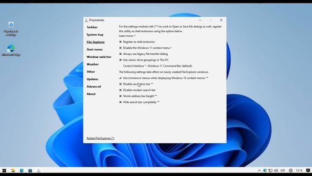 Cambia el menú inicio y la barra de tareas de Windows 11/ExplorerPatcher смотреть онлайн