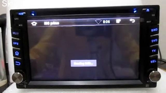 Ouchuangbo Universal Car DVD radio navi Install iGO navigation map android 4.2 смотреть онлайн