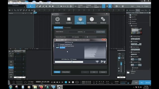 MICROVERB BEST 4 CONNECT to STUDIO ONE 4 DAW (WINDOWS 7) смотреть онлайн