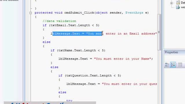 C# (ASP.NET) Contact form and email смотреть онлайн