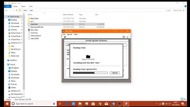 Macintosh System 7 On Windows! смотреть онлайн