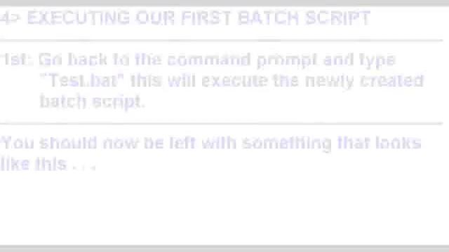Lesson 1 Batch Scripts смотреть онлайн