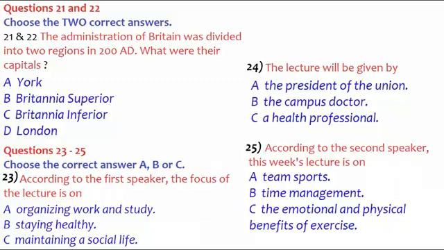 IELTS Actual Listening Test смотреть онлайн