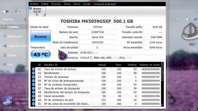 Conoce el estado Y temperatura de tu disco duro, - CrystalDiskInfo 5.6.0 Portable смотреть онлайн