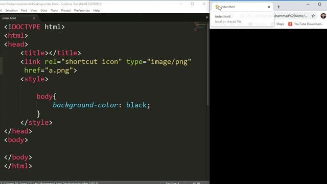 Audio & Icon To Browser Tab Using HTML смотреть онлайн