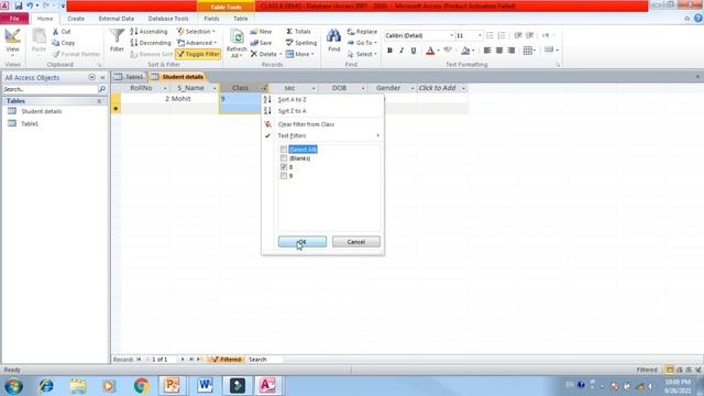 Microsoft Access 2010 - Part-2 | Class 8 | Chapter-3 & 4 Combined смотреть онлайн