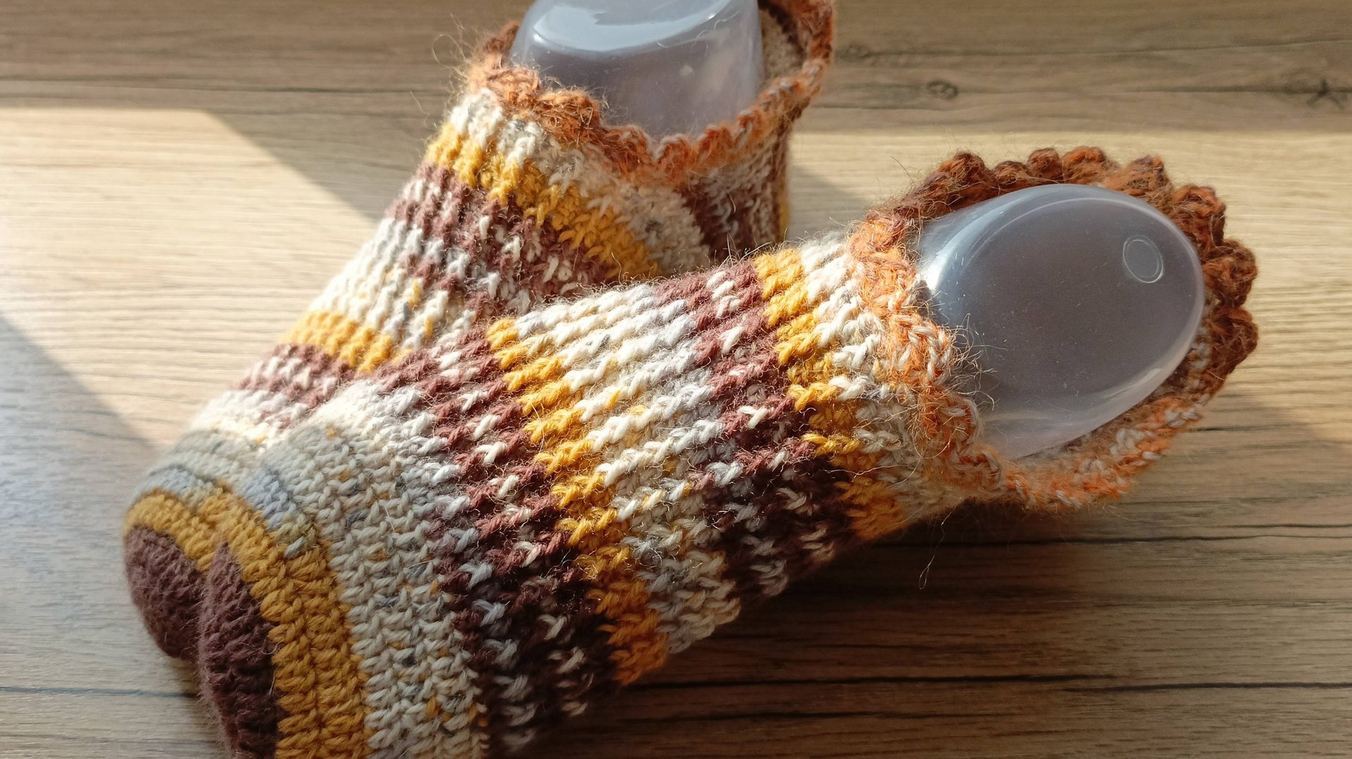 Следки " Осень " крючком . Подробный мастер класс . смотреть онлайн