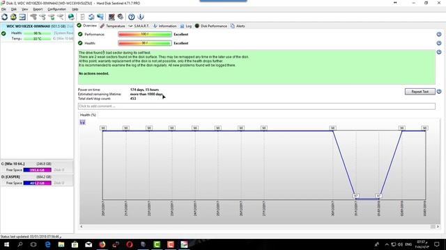 شرح برنامج Hard Disk Sentinel لمعرفه حاله الهارد смотреть онлайн