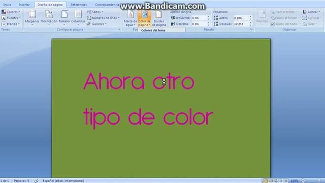 Como cambiar el color de hoja/página en word microsoft xp ♥ смотреть онлайн