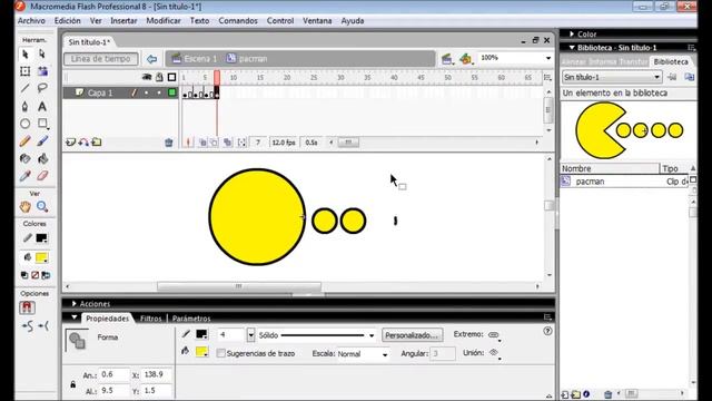 Flash 8 Packman смотреть онлайн