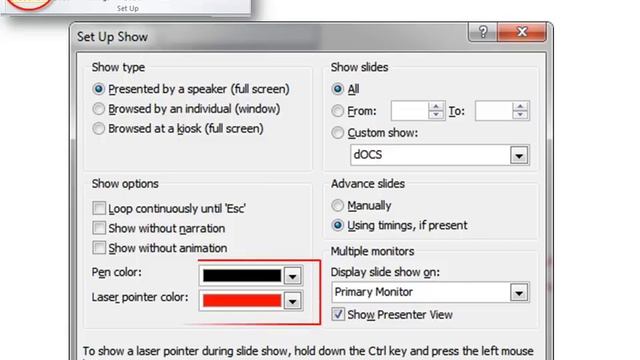 PowerPoint 2010 - Set Up Show смотреть онлайн