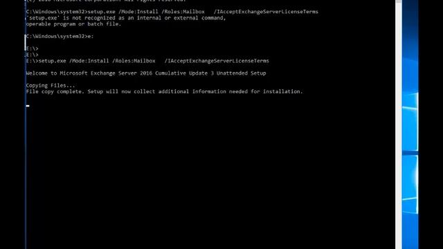 Step 1: Migrate Exchange 2010 to Exchange Server 2016 - Installation смотреть онлайн