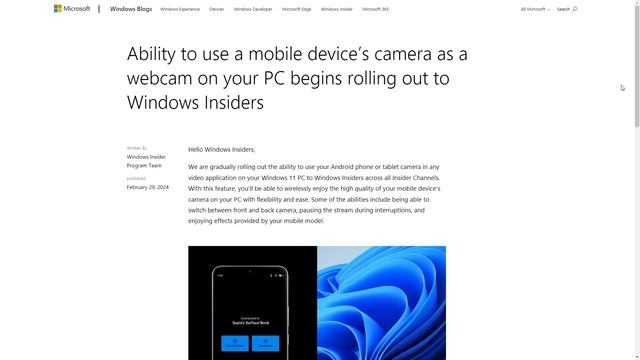 New Feature - How to Turn your Phone Into a Webcam on Windows 11 смотреть онлайн