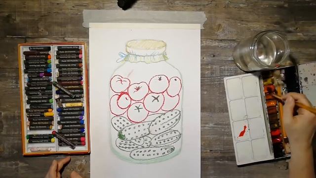 Банка с консервированными овощами. Преподаватель Кузовникова Т.М. смотреть онлайн