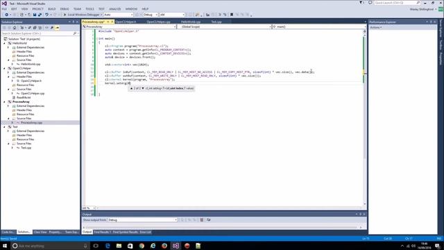 [OpenCL 1.2 C++ Tutorials 7/9] - Processing an array (Full example) смотреть онлайн
