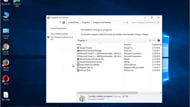 Uninstall Steganos Safe 18 in Windows 10 смотреть онлайн
