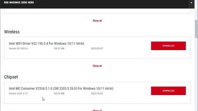 How to Download driver Asus ROG MAXIMUS Z690 HERO Motherboard windows 11 or 10 смотреть онлайн