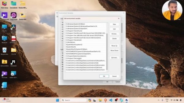 How to setup Node JS PATH Environment Variable In Windows 11 in 2024