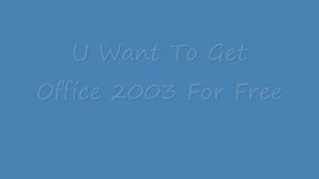 Office 2003 Download смотреть онлайн