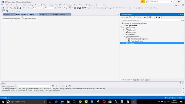 Create, install, remove and report state of a windows service with visual studio 2012,2013,2015,201 смотреть онлайн