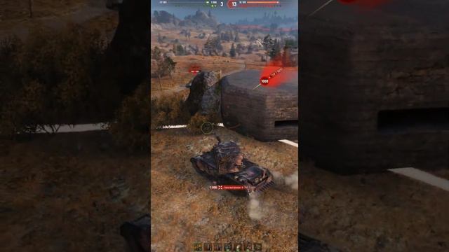 Мощный Урон FV 4005 #shorts смотреть онлайн