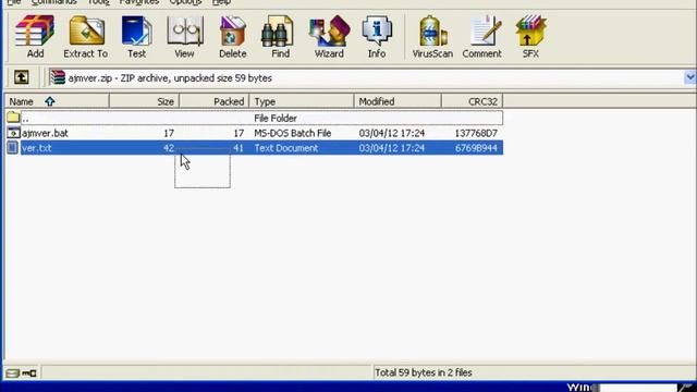WinRAR 4.01 on Windows 98 SE смотреть онлайн