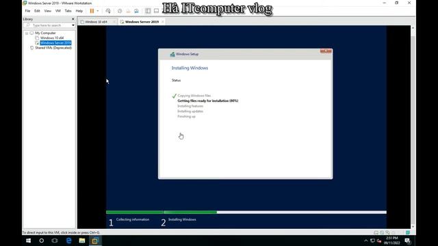 H. dẫn Setting WINDOWS SERVER 2019 và Ad file iso Trên phần mềm VMware /P1.@Calocreview81 смотреть онлайн