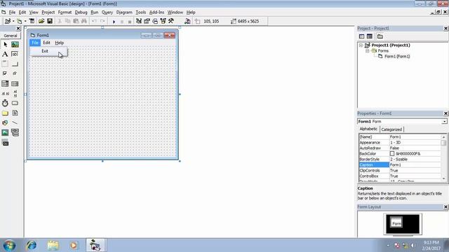VB6 Tutorial In Urdu - How to add Menu in Visual Basic 6 Application смотреть онлайн