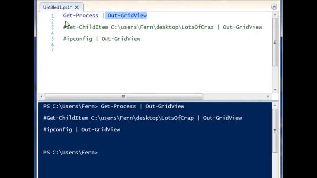 View data interactively with Powershell GridView! смотреть онлайн