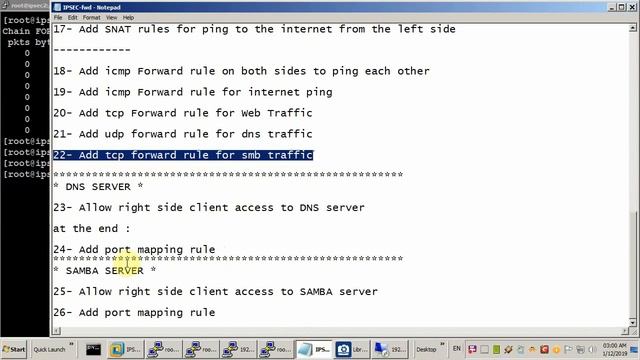 Forwarding dns traffic and smb traffic from inside the ipsec tunnel by iptables смотреть онлайн